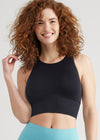 Kelly High-Neck Longline Bra Top - Seamless from Yummie in Kelly High-Neck Longline Bra Top - Seamless - 8