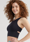 Kelly High-Neck Longline Bra Top - Seamless from Yummie in Kelly High-Neck Longline Bra Top - Seamless - 9