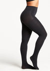 2-Pack Opaque Tights from Yummie in Black Rib/Heather Grey - 5