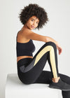 Rachel Shaping Legging with Racing Stripe - Cotton Stretch from Yummie in Rachel Shaping Legging with Racing Stripe - Cotton Stretch - 5