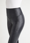 Katia Snake Print Shaping Legging - Faux Leather from Yummie in Black - 3