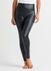 Katia Snake Print Shaping Legging - Faux Leather from Yummie in Black - 4