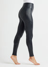 Katia Snake Print Shaping Legging - Faux Leather from Yummie in Black - 2