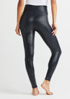 Katia Snake Print Shaping Legging - Faux Leather from Yummie in Black - 5