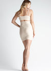 Hidden Curves Firm Shaping High Waist Skirt Slip from Yummie in Frappe - 12